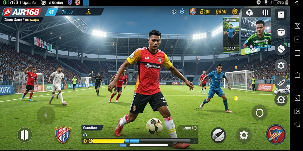 Tampilan menarik dari gameplay olahraga di AIR168.
