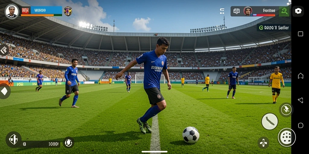 Tampilan gameplay yang intens dan mendebarkan dari WIN199.